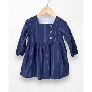 Ettie + H Textured Cotton Dress, 18-24 Months